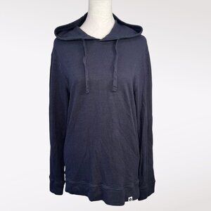 Sperry Hoodie Pullover Navy Cotton Lightweight Small